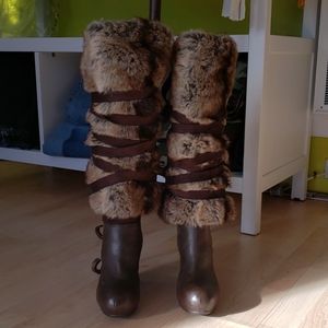 Brown leather Aldo Boots, size 40